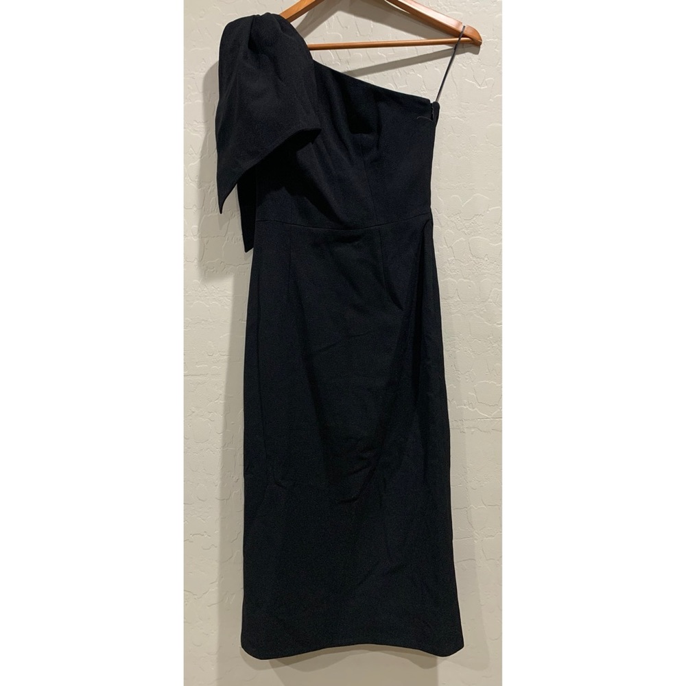 Dress The Population Tiffany 1 Shoulder Midi Dress Size Small - Picture 3 of 7